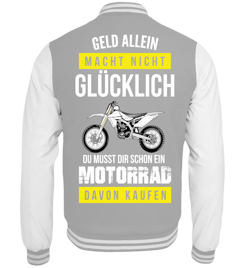 College Jacket with print on the backside