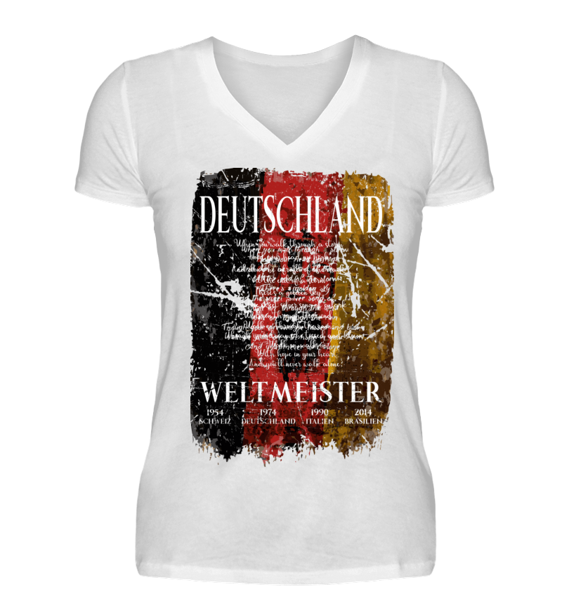 Women T-shirt with V-Neck