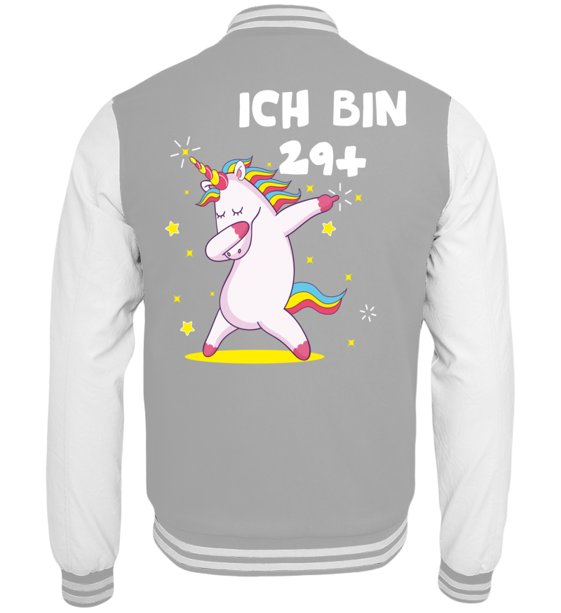 College Jacket with print on the backside