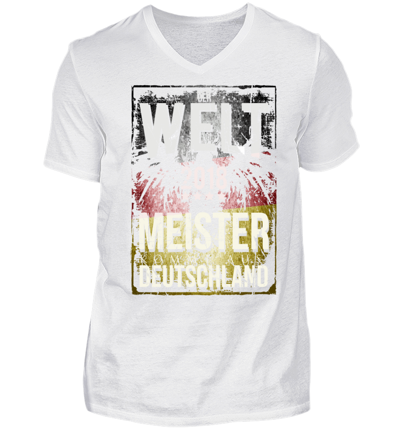 Men T-shirt with V-Neck