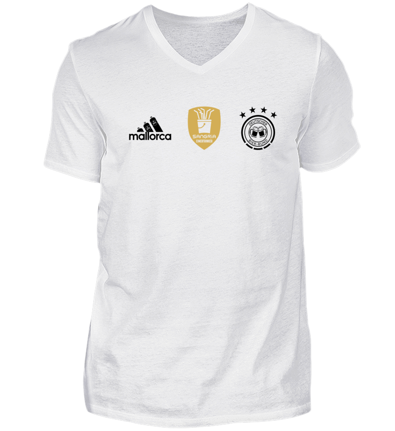 Men T-shirt with V-Neck