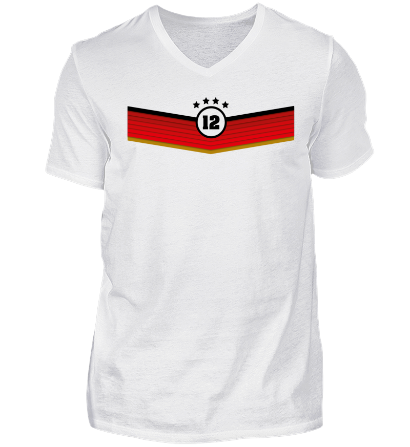 Men T-shirt with V-Neck