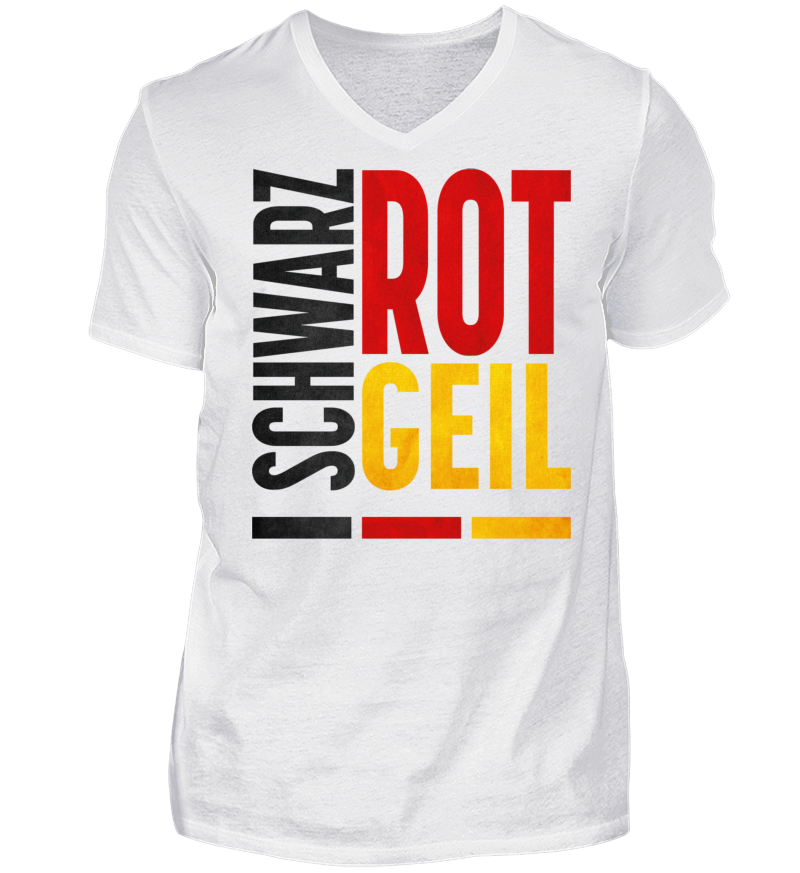 Men T-shirt with V-Neck