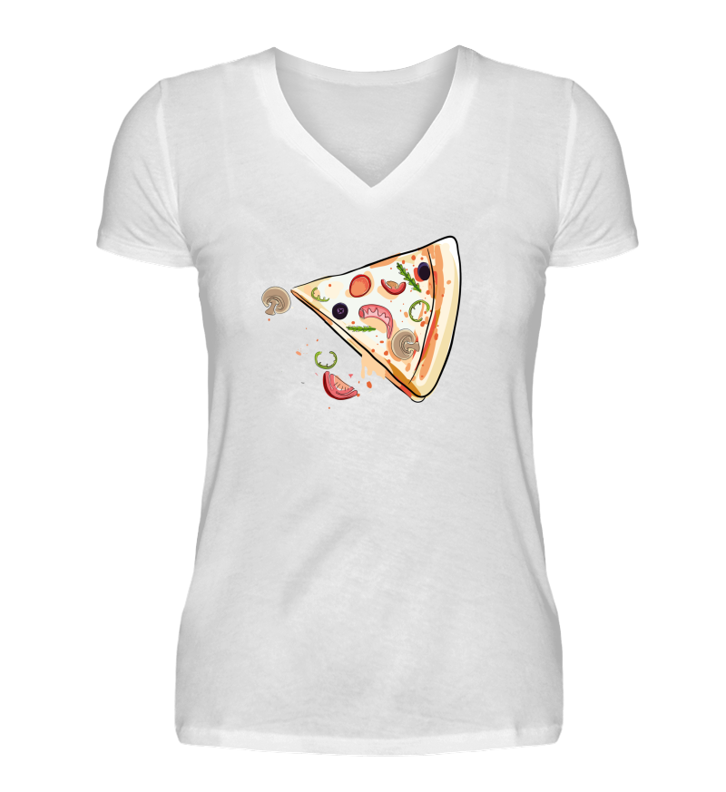Women T-shirt with V-Neck