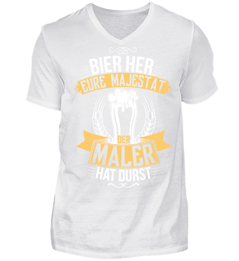 Men T-shirt with V-Neck