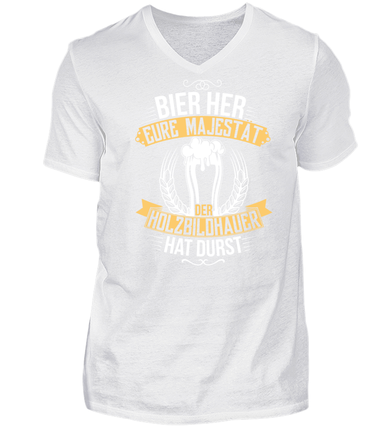 Men T-shirt with V-Neck