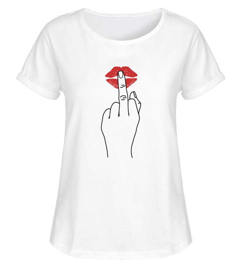 Women Rolled Sleeve T-shirt
