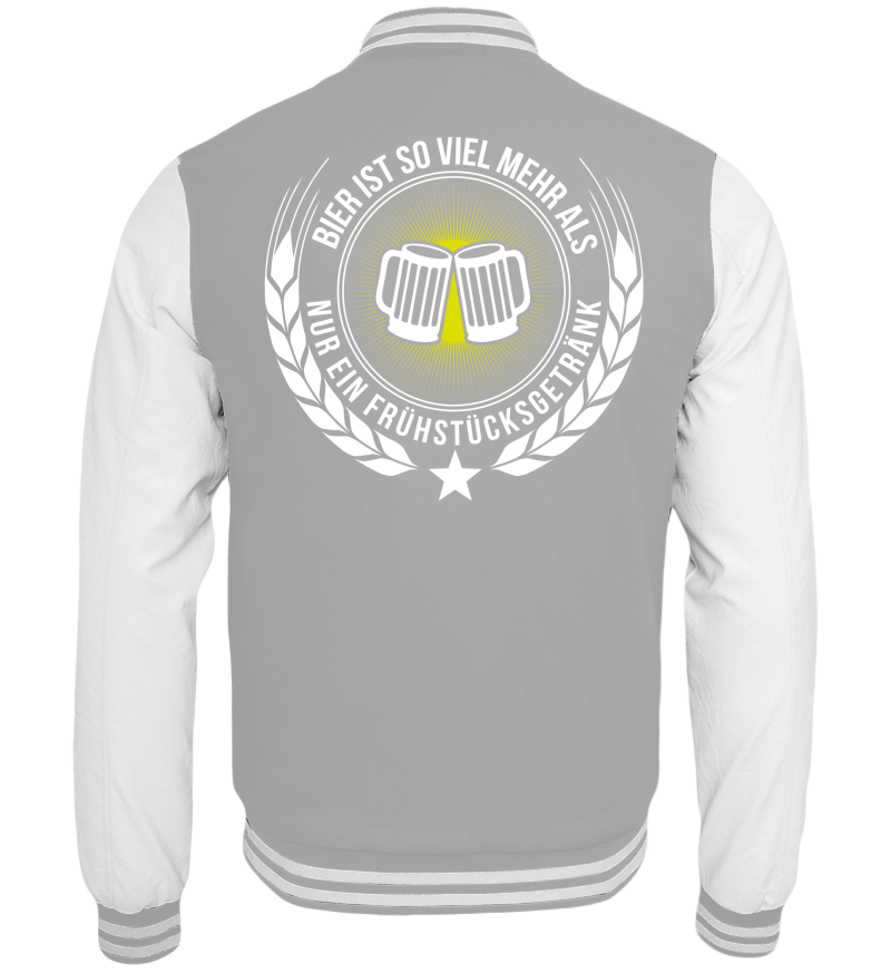 College Jacket with print on the backside