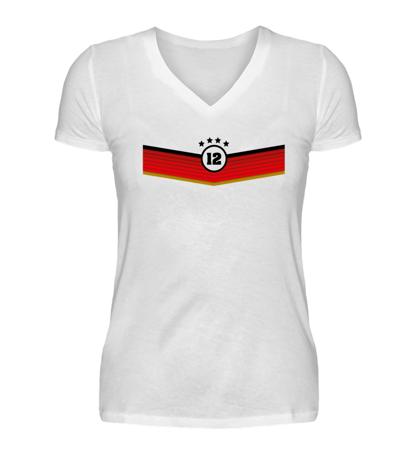 Women T-shirt with V-Neck