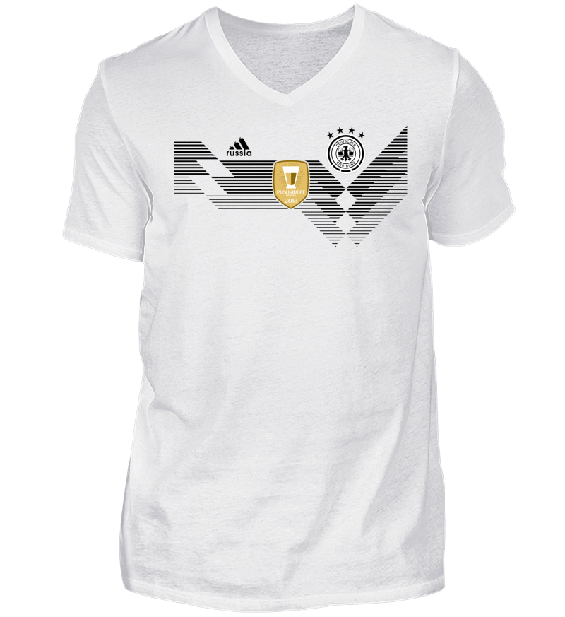 Men T-shirt with V-Neck