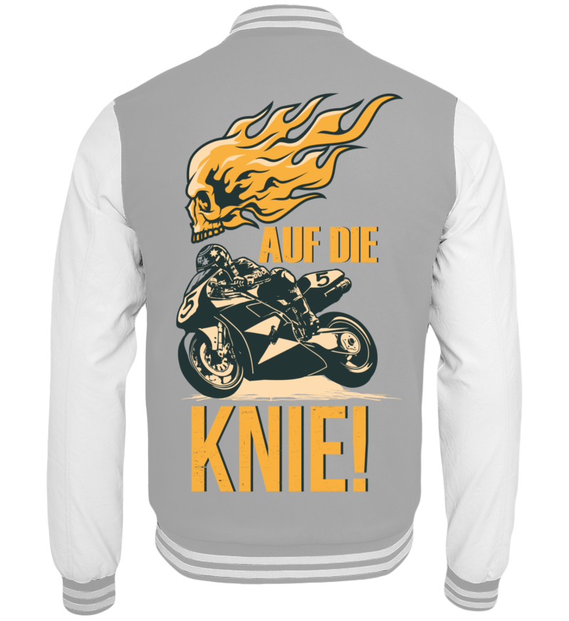 College Jacket with print on the backside