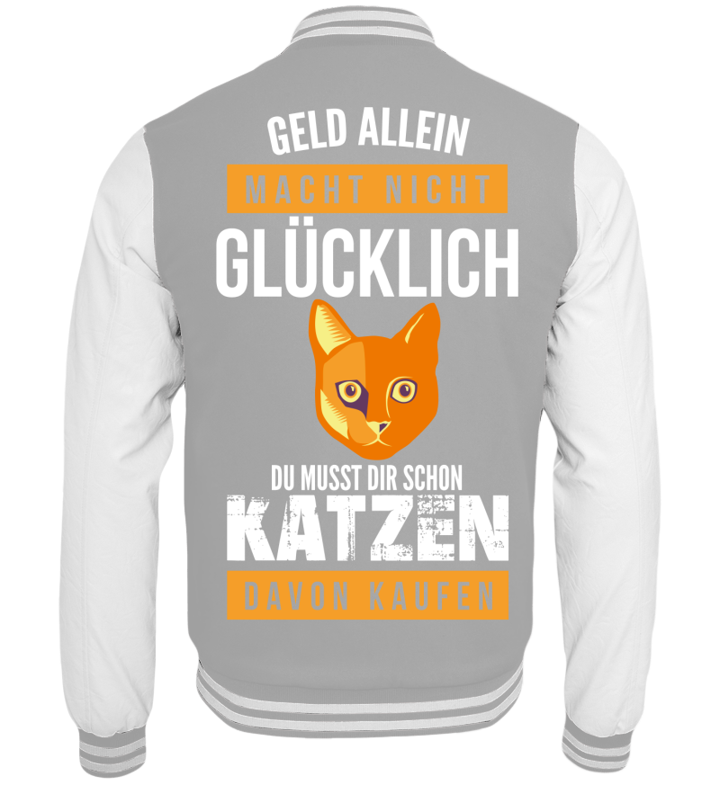 College Jacket with print on the backside
