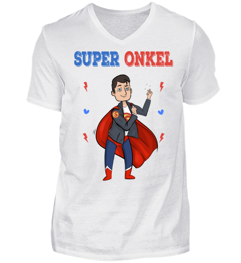 Men T-shirt with V-Neck