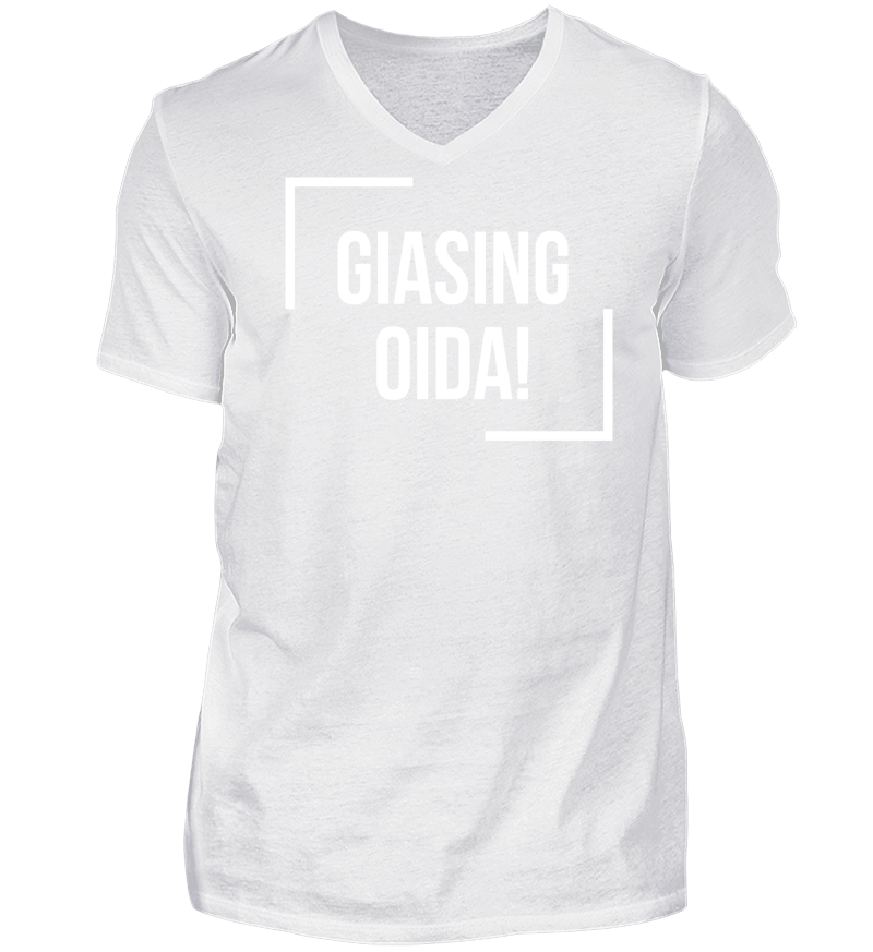 Men T-shirt with V-Neck