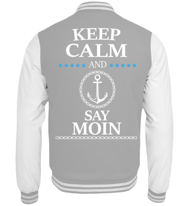 College Jacket with print on the backside