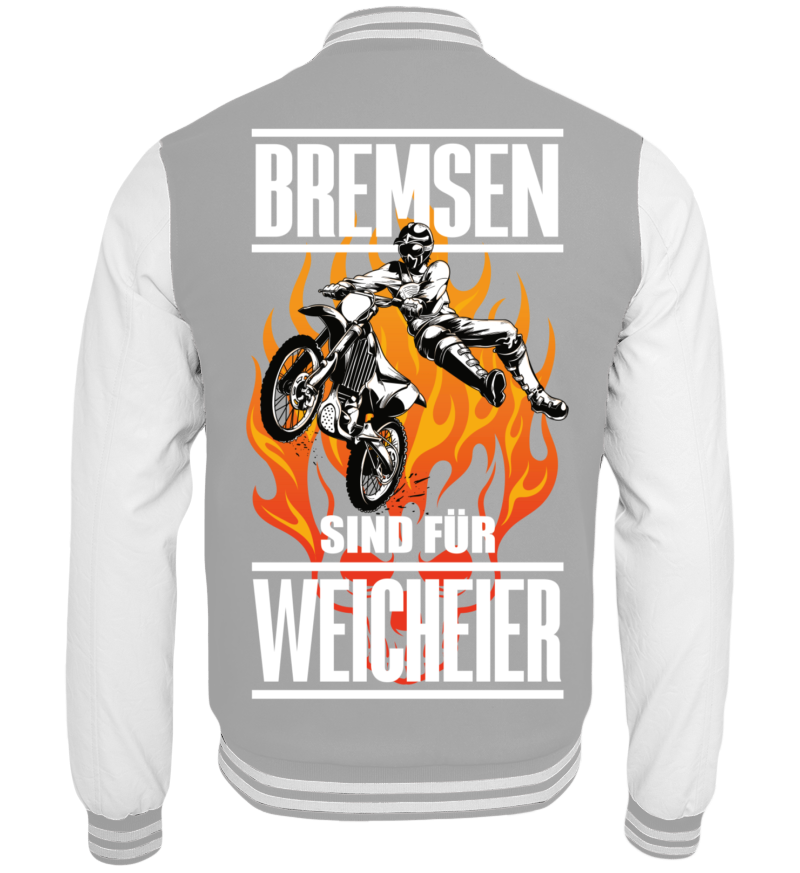 College Jacket with print on the backside