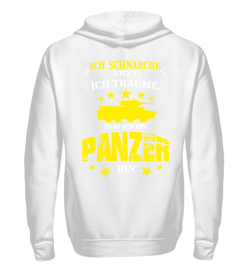 Zip up hoodie with print on the backside 