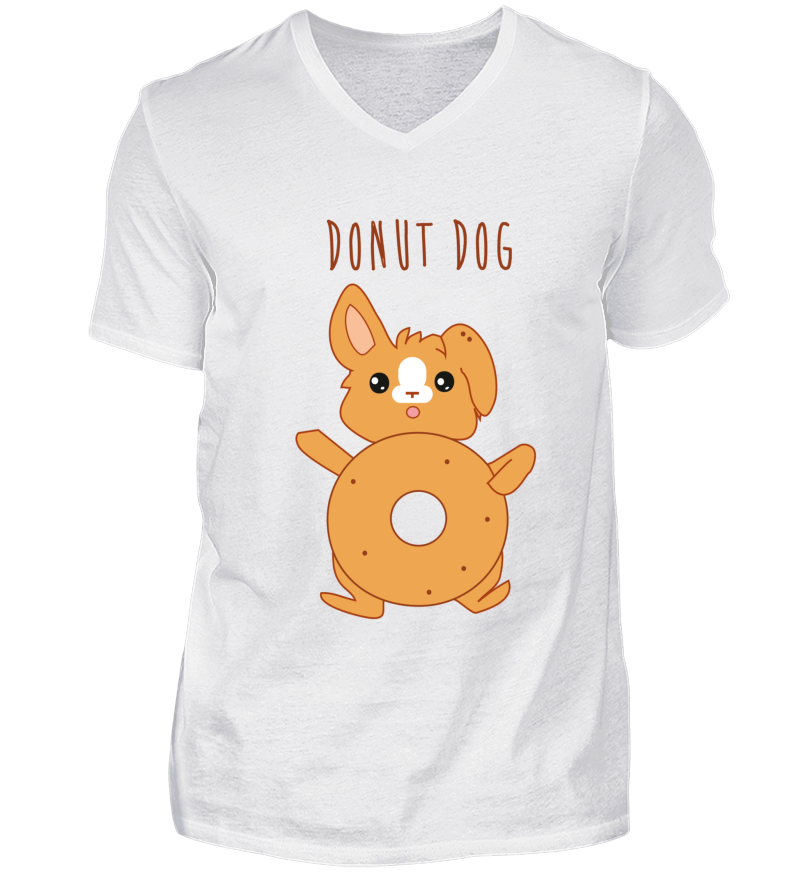 Men T-shirt with V-Neck