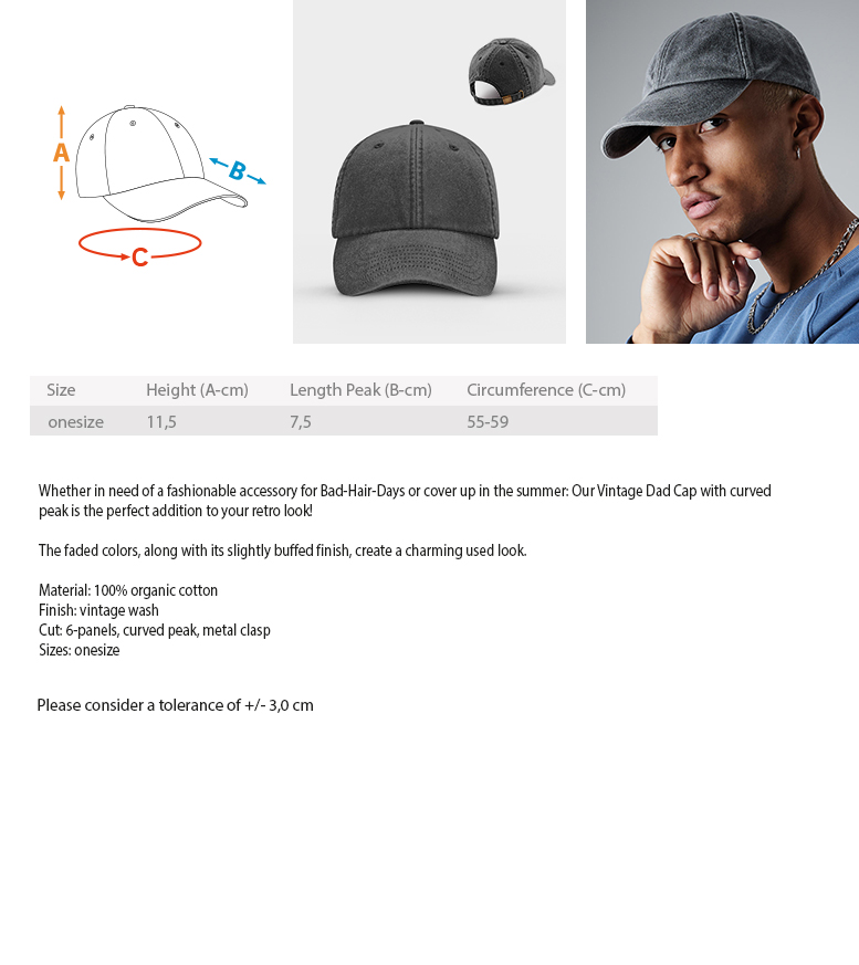 Vintage Dad Cap with Embroidery 3
