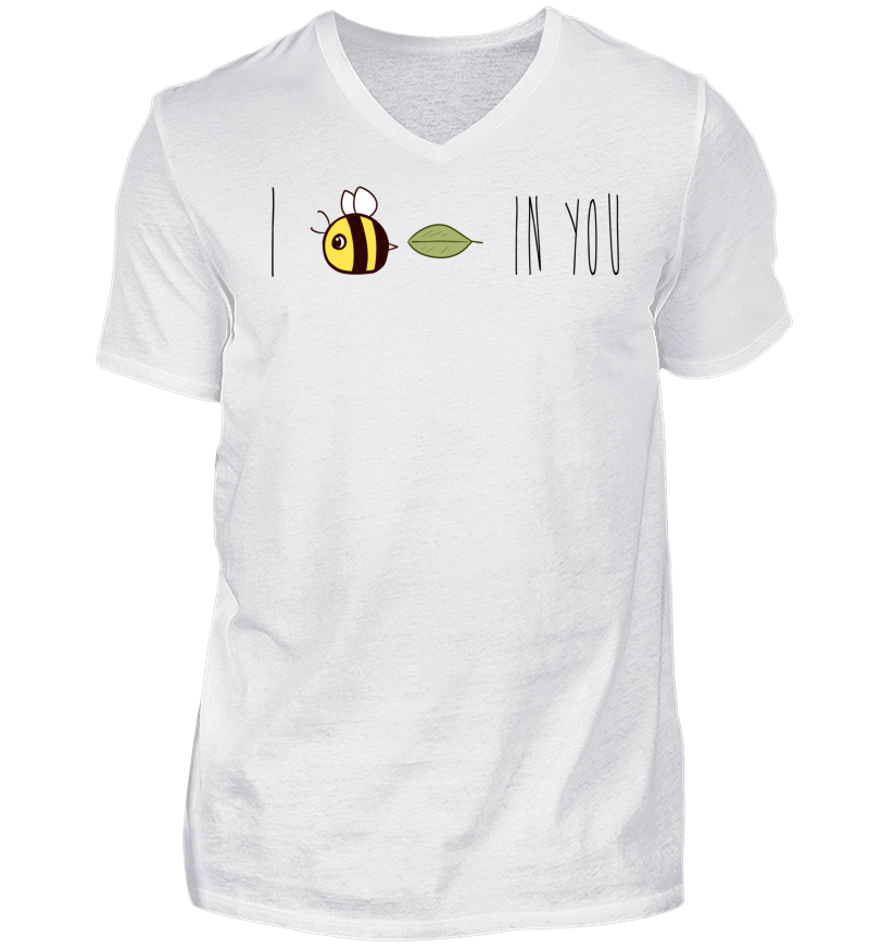 Men T-shirt with V-Neck