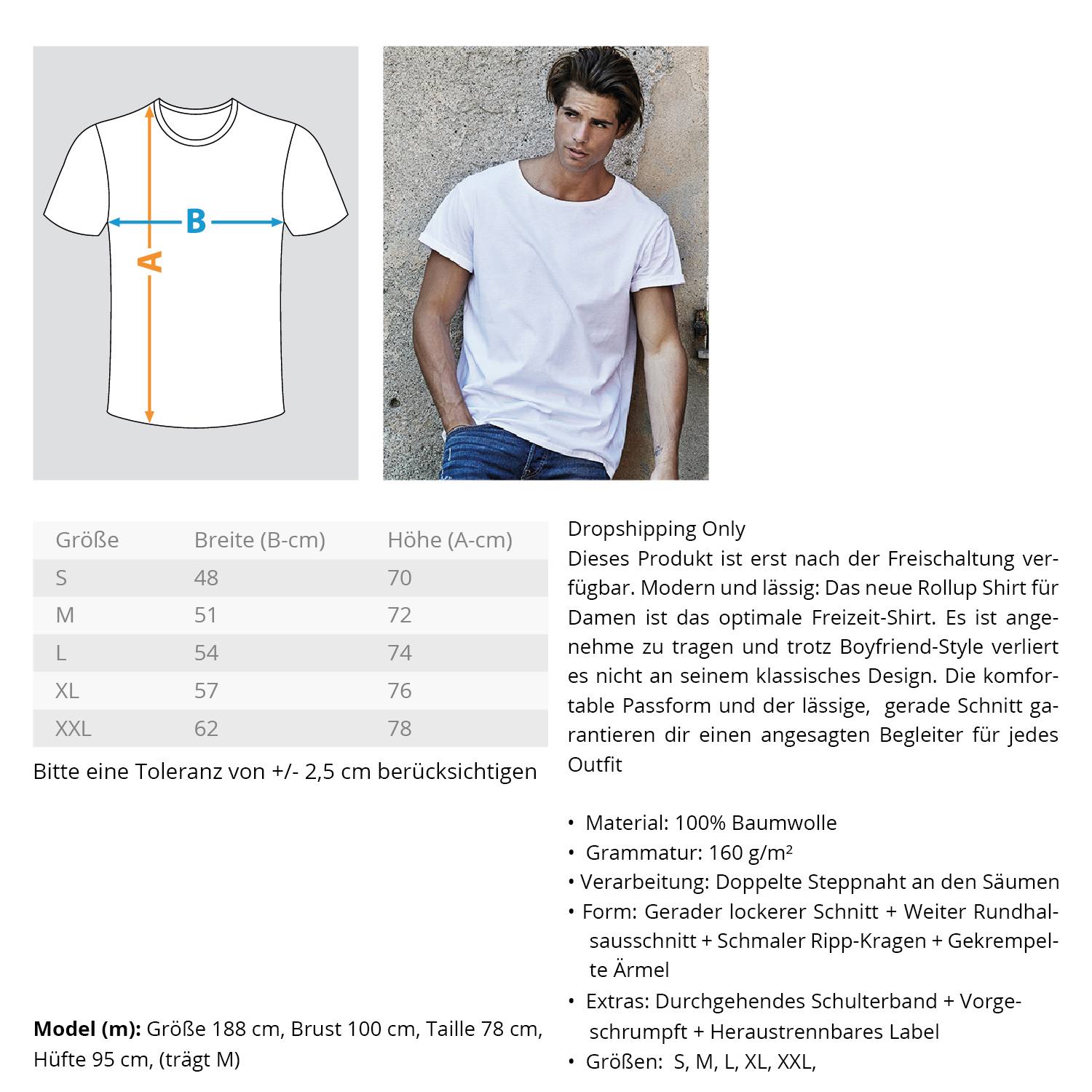 Men Rolled Sleeve T-Shirt 4