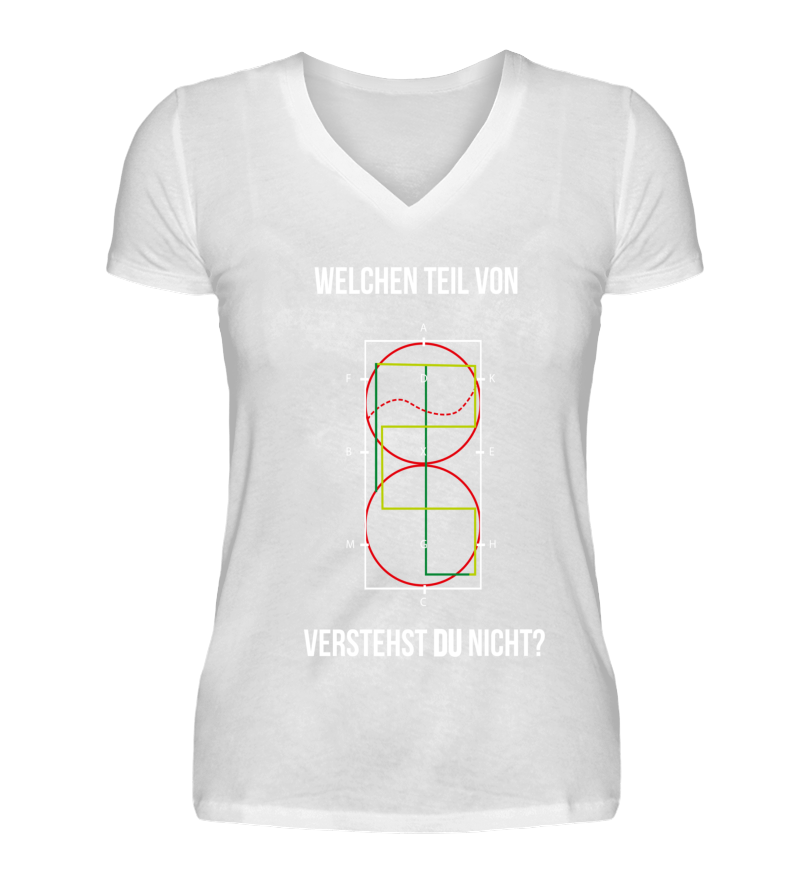 Women T-shirt with V-Neck