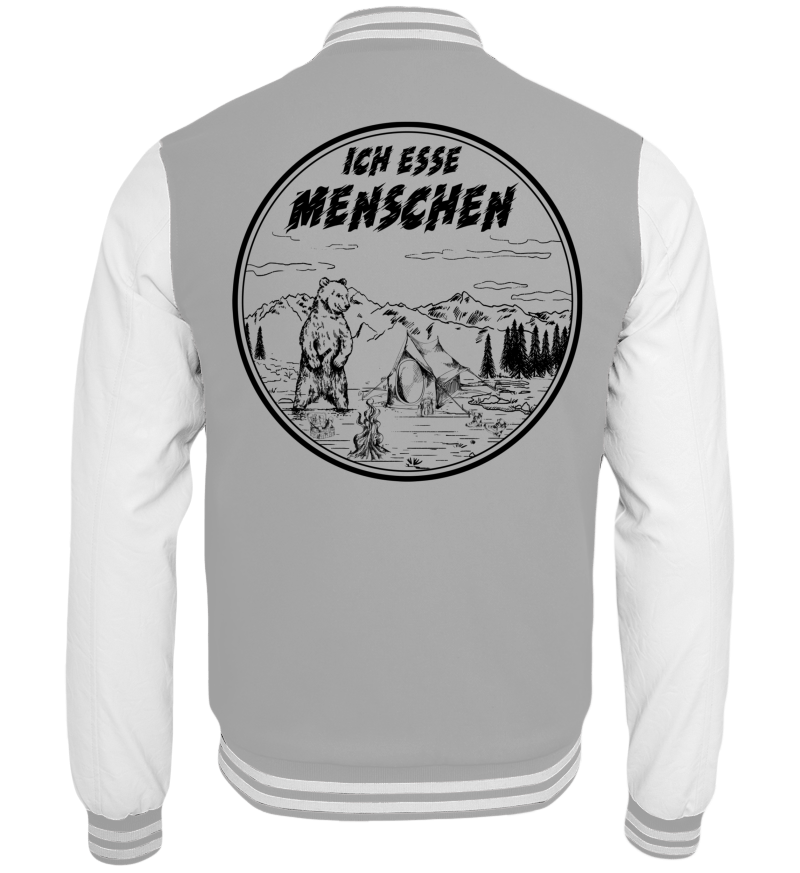 College Jacket with print on the backside