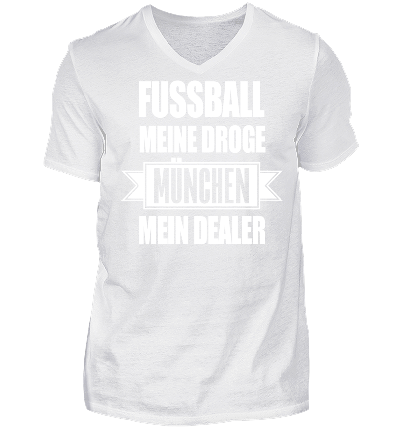 Men T-shirt with V-Neck