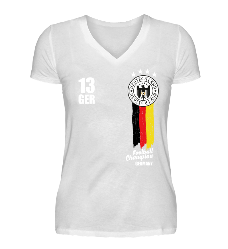 Women T-shirt with V-Neck