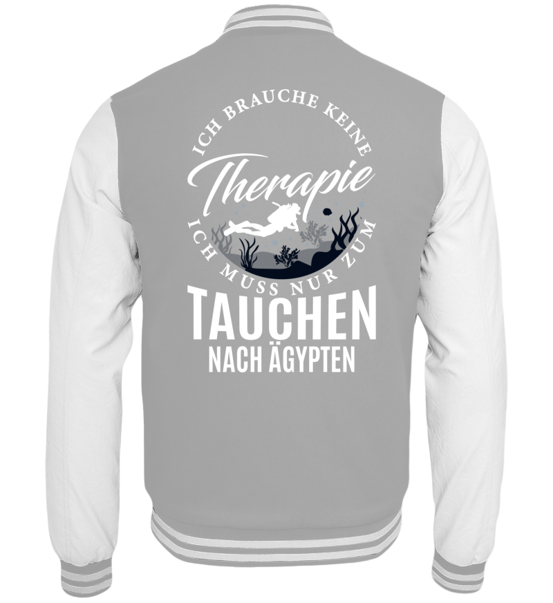 College Jacket with print on the backside