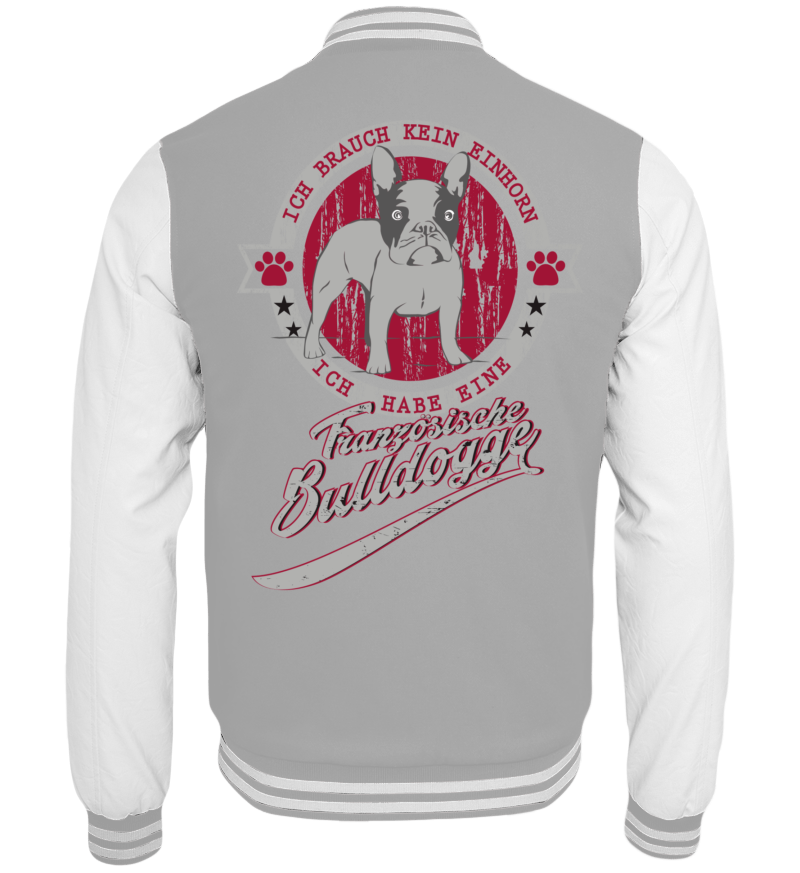 College Jacket with print on the backside