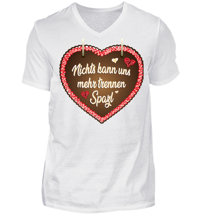 Men T-shirt with V-Neck