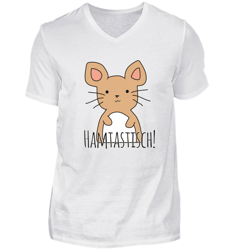 Men T-shirt with V-Neck