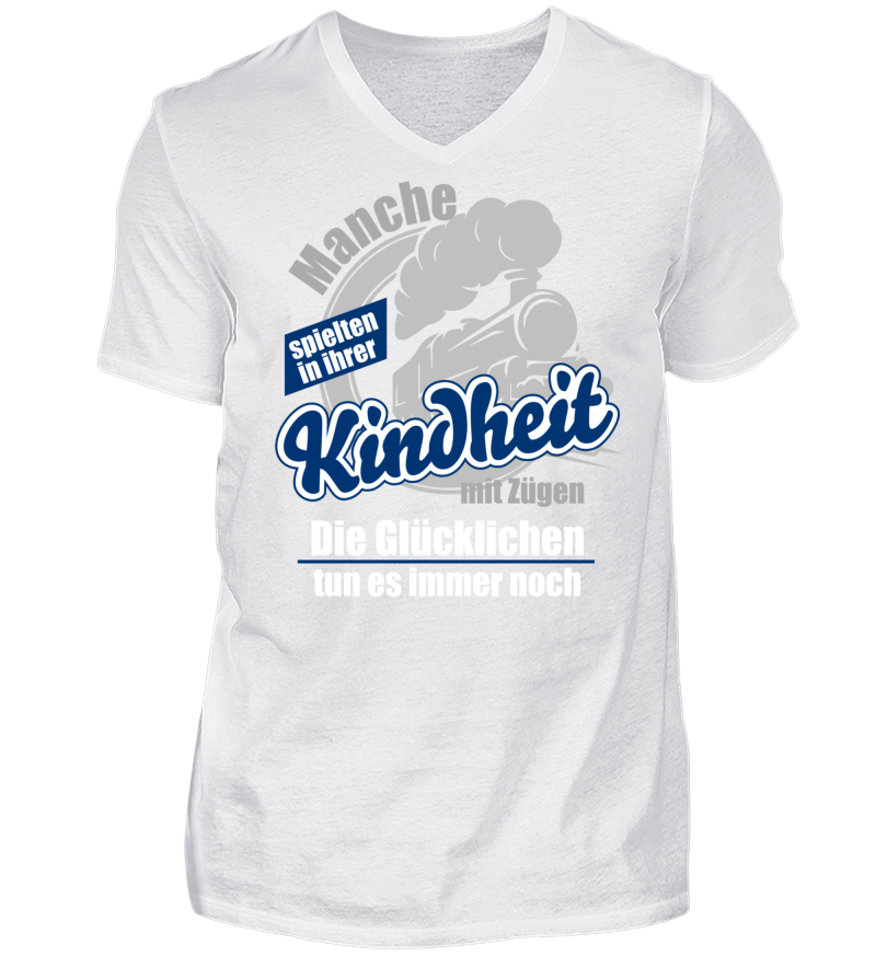 Men T-shirt with V-Neck