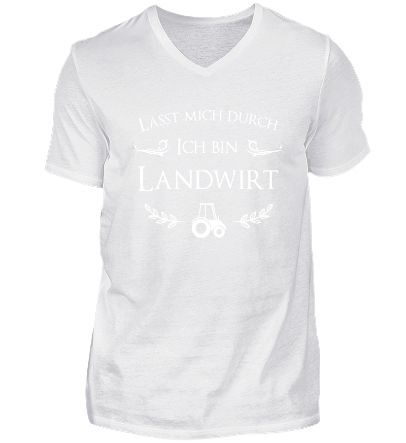 Men T-shirt with V-Neck