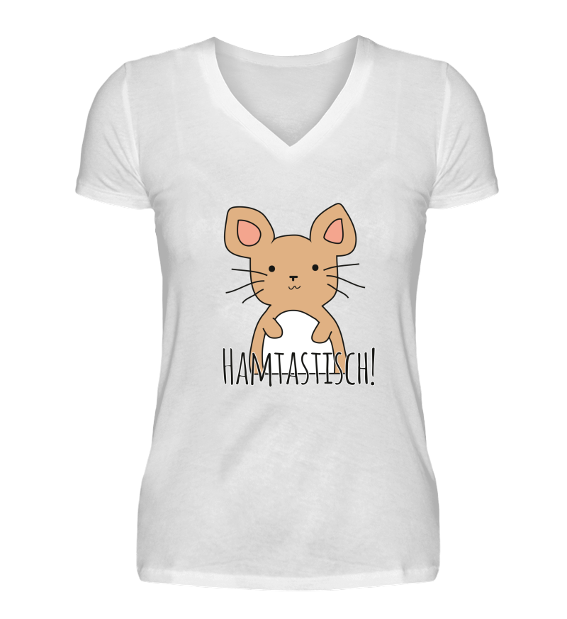 Women T-shirt with V-Neck