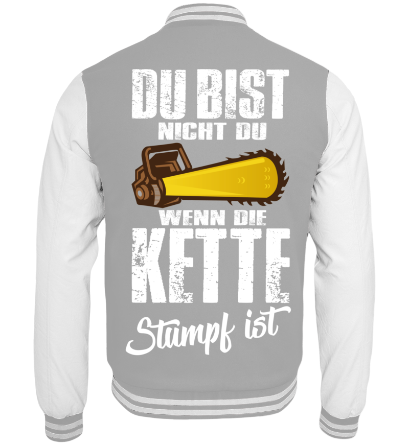 College Jacket with print on the backside