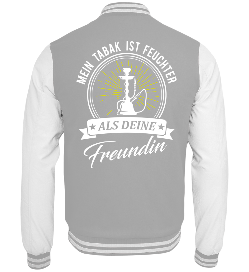 College Jacket with print on the backside