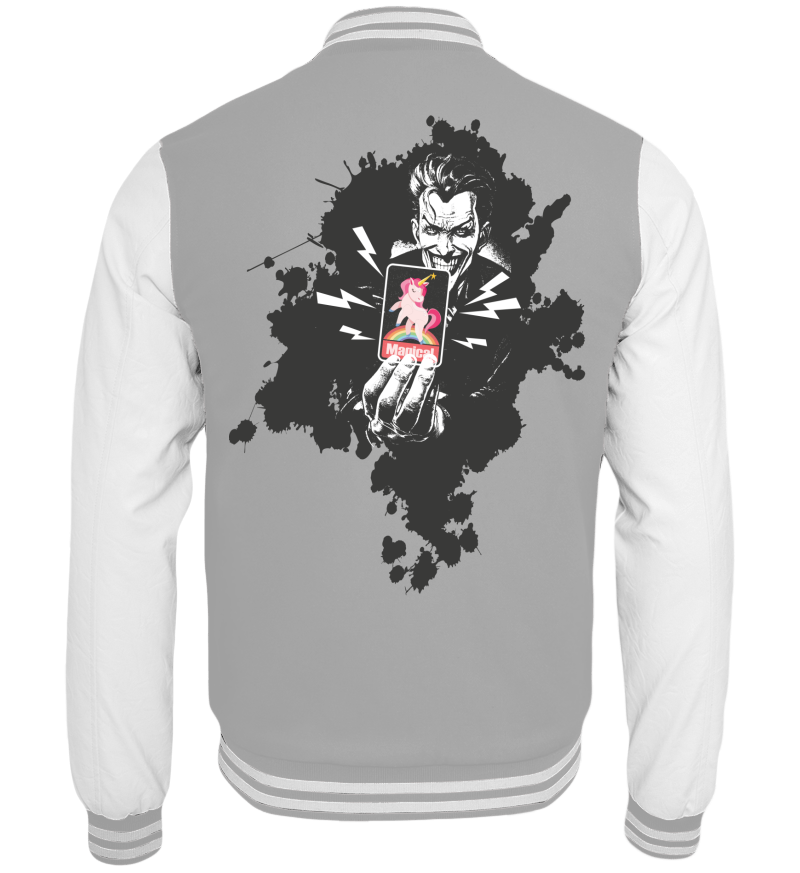 College Jacket with print on the backside