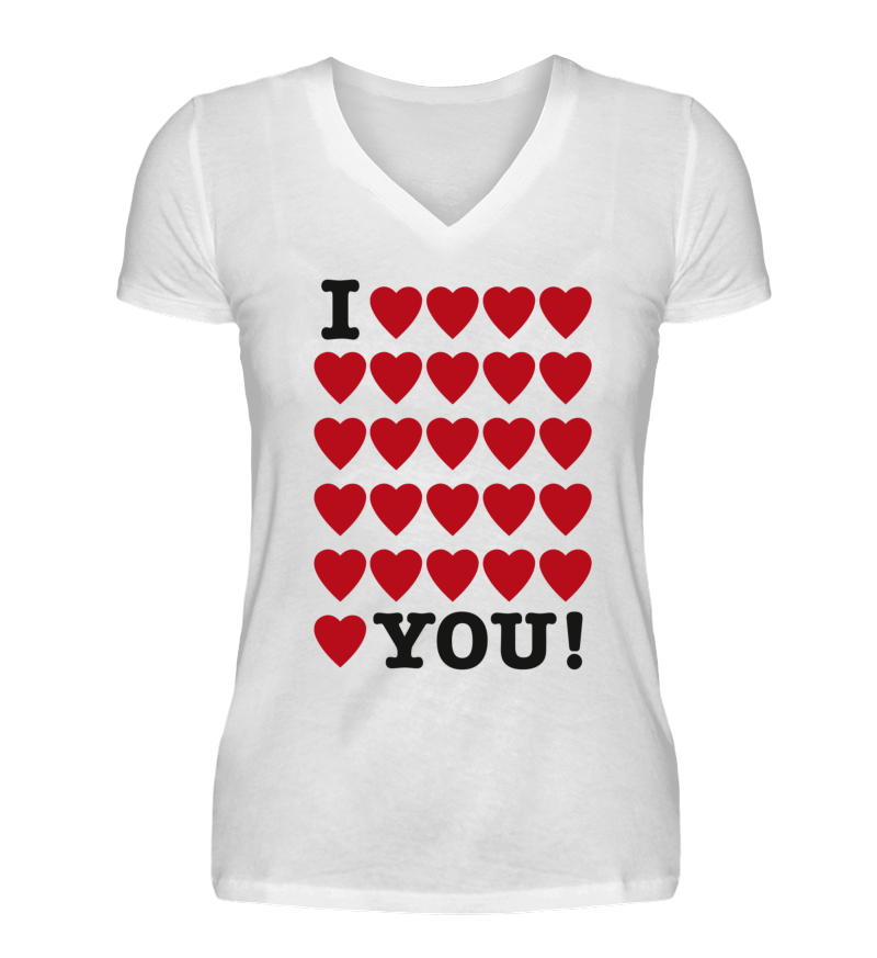 Women T-shirt with V-Neck