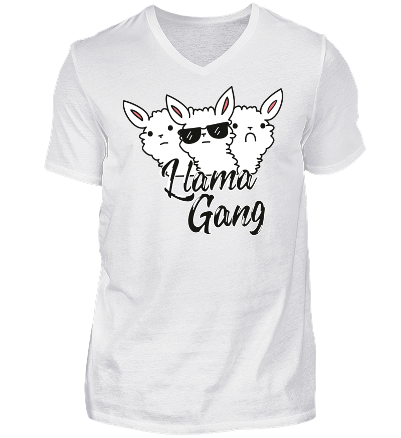 Men T-shirt with V-Neck