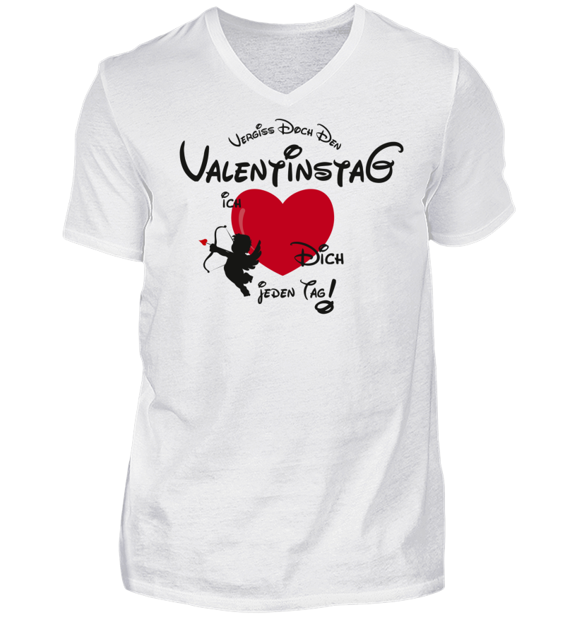 Men T-shirt with V-Neck
