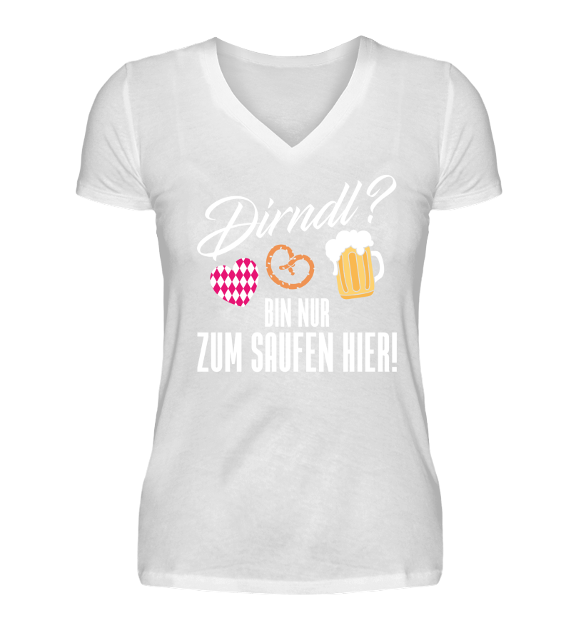 Women T-shirt with V-Neck