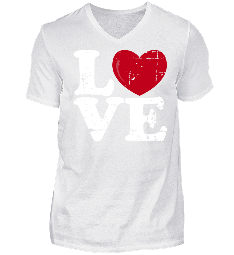 Men T-shirt with V-Neck