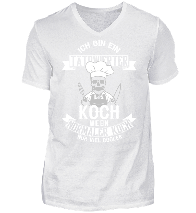 Men T-shirt with V-Neck