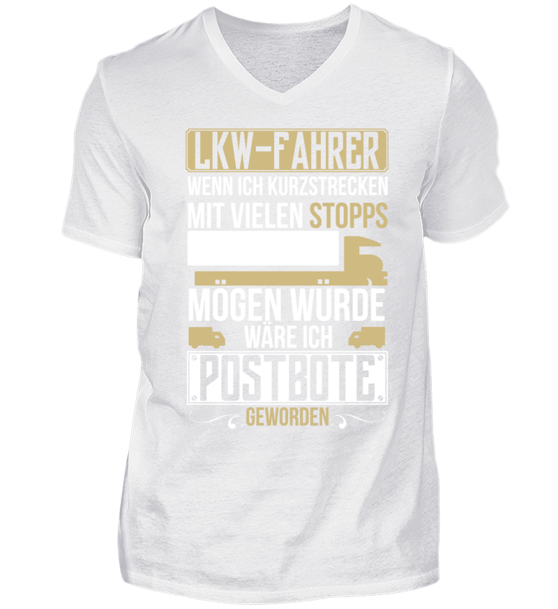 Men T-shirt with V-Neck
