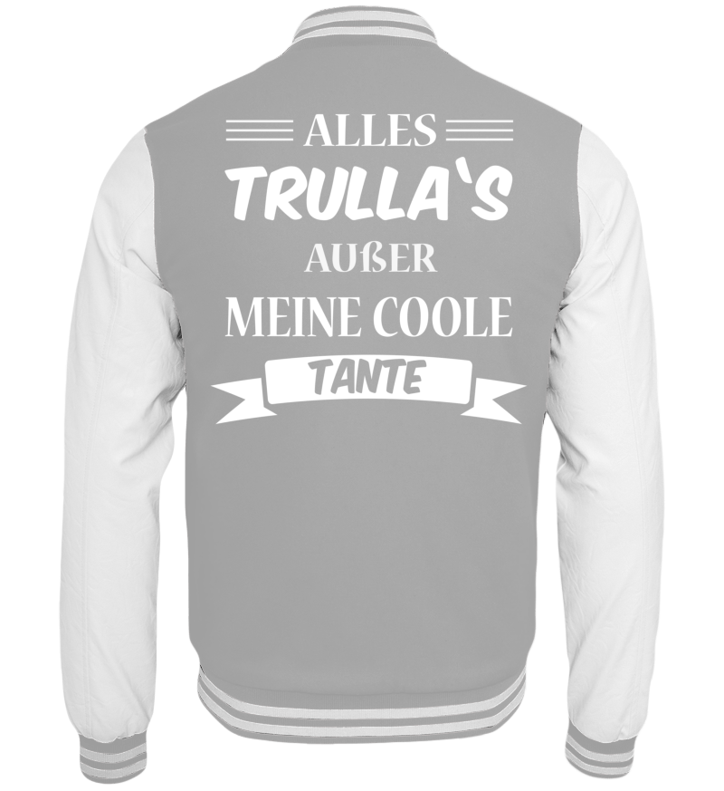 College Jacket with print on the backside