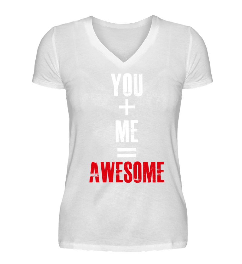 Women T-shirt with V-Neck