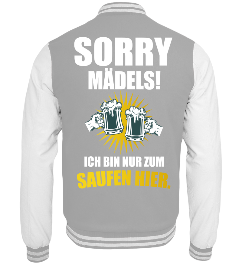 College Jacket with print on the backside