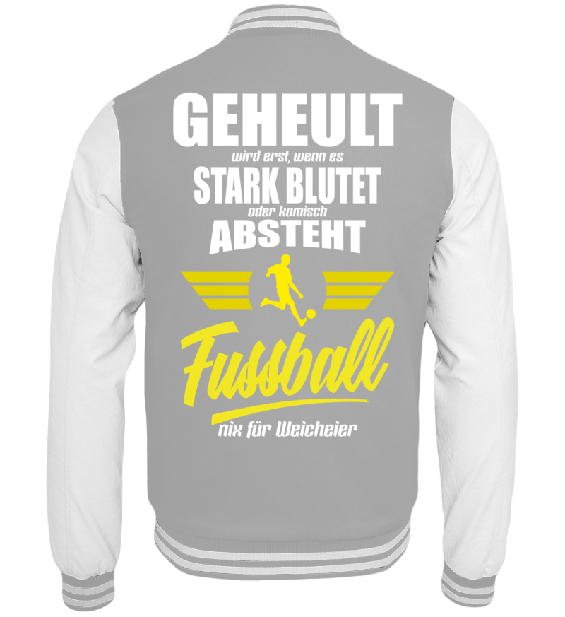 College Jacket with print on the backside